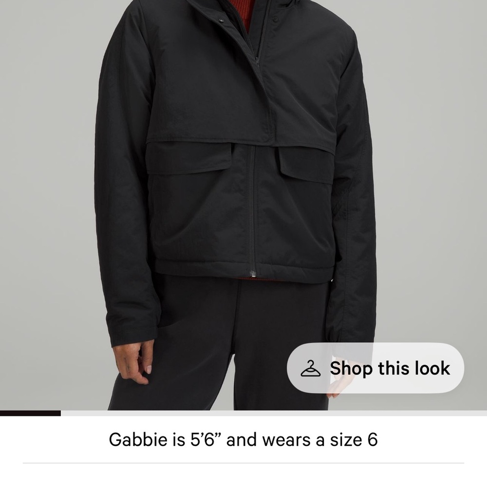 Lululemon always effortless insulated jacket